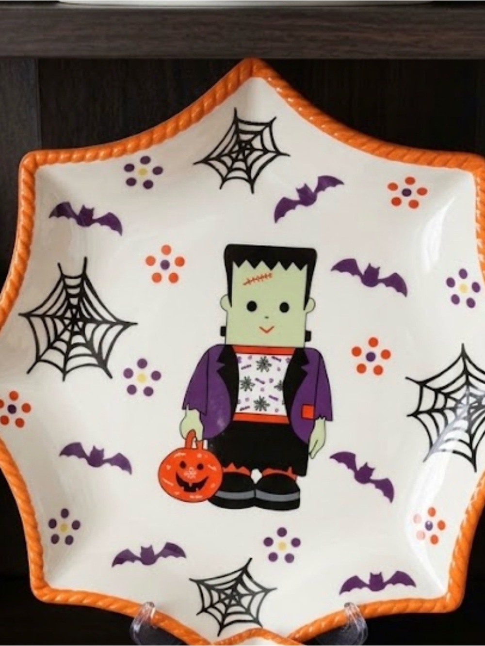 Temp-tations Boofetti Halloween Appetizer Plates set of 4 - Picture 3 of 5